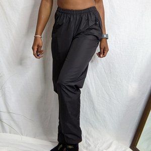 Vintage Nike Gold Windbreaker Pants (Black)